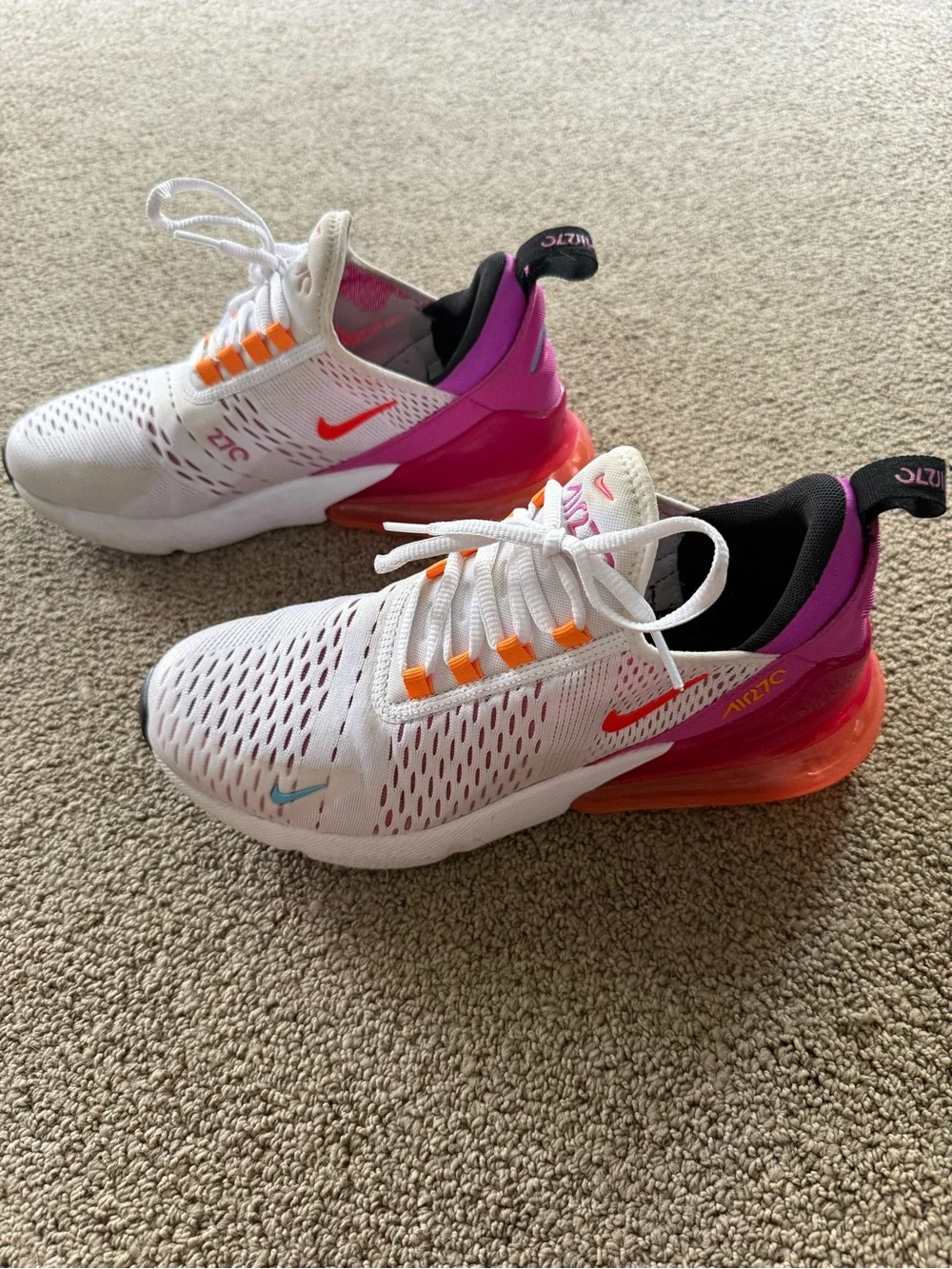 W Air Max 270 - Fuchsia Dream Crimson White